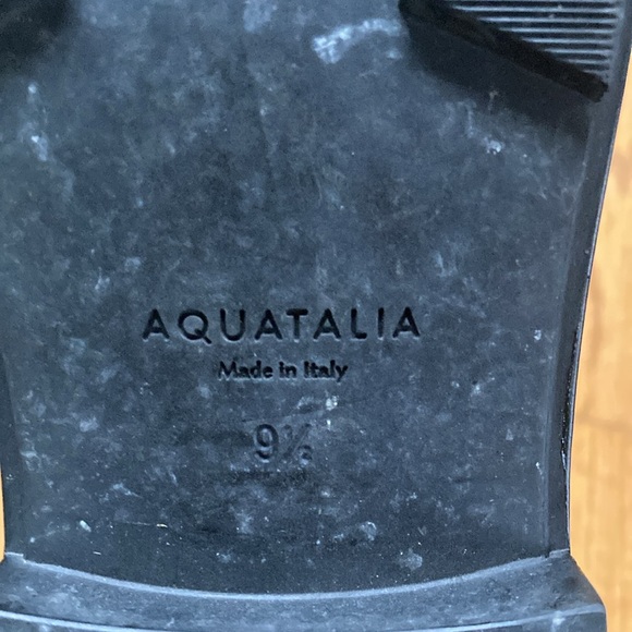 Aquatalia Black Quilted Sherling Lace-Up Boots size 9.5 - Picture 12 of 13